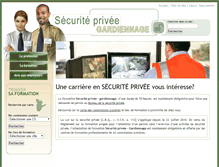 Tablet Screenshot of agentdesecurite.ca